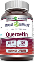 Quercetin 500Mg 120 Veggie Capsules Supplement - Non-Gmo - Gluten Free - Supports Overall Health & Well Being