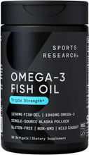 Triple Strength Omega 3 Fish Oil 1250Mg from Wild Alaska Pollock - Burpless Fish Oil Supplement with Omega3S EPA & DHA - Sustainably Sourced, Non-Gmo, Gluten Free - 30 Softgels