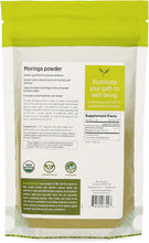 Moringa Leaf Powder - USDA Certified Organic - Moringa Oleifera - Sun Dried - Raw Herbal Superfood - Natural Energy Boost for Optimal Wellness *