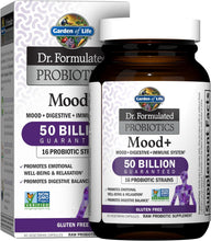 Dr. Formulated Probiotics Mood+ Acidophilus Probiotic Supplement - Promotes Relaxation and Digestive Balance - Ashwagandha for Stress Management - Non GMO, Gluten Free - 60 Veggie Caps