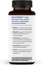 Mood Stabili-T - Emotional Support - Stabilizes & Balances Mood - Evokes Calmness Relaxation & Happiness - Stress Relief + Relax Mind - Rhodiola, Ginkgo Biloba & Vitamin D3-60 Capsules