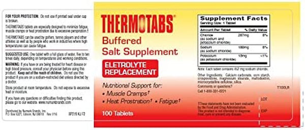 Buffered Salt Supplement 100 Tablets