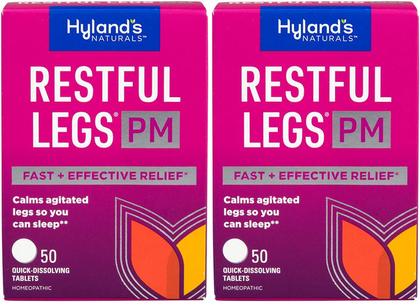 Restful Legs PM Quick Dissolving Tablets - 50 Tablets (Pack of 2)