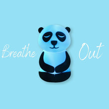 Peaceful Panda Breathing Trainer Light for Calming Stress, Anxiety Relief Items for ADHD, Mindfulness Meditation Tools for Depression, Great Self Care and Mental Health Gifts