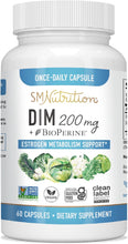 DIM Supplement 200 Mg | Estrogen Balance for Women & Men | Hormone Balance, Hormonal Acne Support, Menopause Support, Antioxidant Support | Clean Label Project Certified, Vegan, Soy Free | 60 Ct.