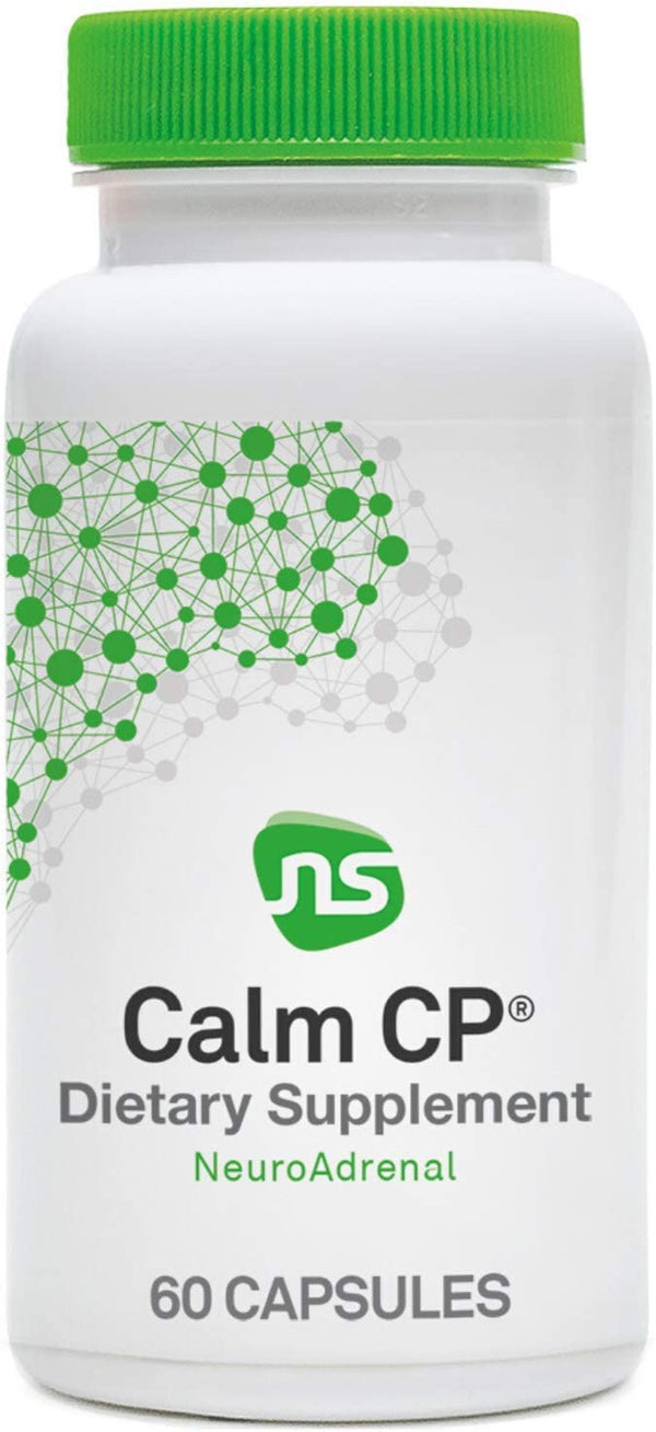 Calm CP - Helps Lower Cortisol - Banaba Leaf, Phosphatidylserine & Taurine Supplement - Stress Management, Calm & Mood Support (60 Capsules)