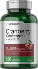 Cranberry Concentrate Extract Pills + Vitamin C | 30,000Mg | 120 Capsules | Triple Strength Ultimate Potency Formula | Non-Gmo and Gluten Free Supplement