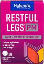 Restful Legs Nighttime PM Tablets by , Natural Itching, Crawling, Tingling and Leg Jerk Relief, 50 Count