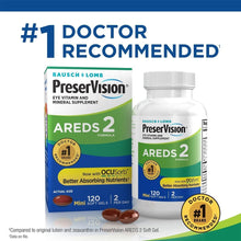 AREDS 2 Eye Vitamin & Mineral Supplement, Contains Lutein, Vitamin C, Zeaxanthin, Zinc & Vitamin E, 120 Softgels (Packaging May Vary)