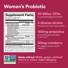 Probiotics for Women - PH Balance, Digestive, UT, & Feminine Health - 50 Billion CFU - 6 Unique Strains for Women - Organic Prebiotics, Cranberry Extract+ - Women Probiotic - 30 CT