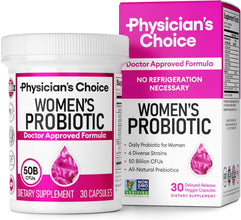 Probiotics for Women - PH Balance, Digestive, UT, & Feminine Health - 50 Billion CFU - 6 Unique Strains for Women - Organic Prebiotics, Cranberry Extract+ - Women Probiotic - 30 CT