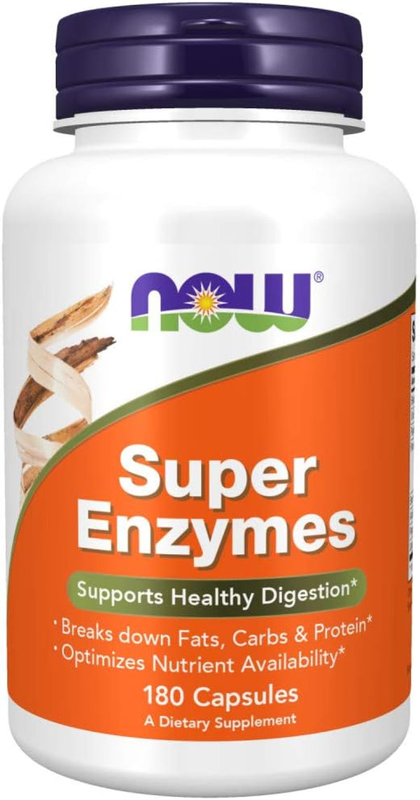 Supplements, Super Enzymes, Formulated with Bromelain, Ox Bile, Pancreatin and Papain,180 Capsules