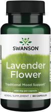 Lavender Flower - Herbal Supplement Promoting Traditional Mood Support - May Promote Relaxation & Steady Nerves - (60 Capsules, 400Mg Each)