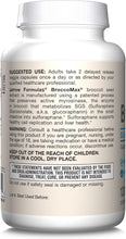 Broccomax Sulforaphane Generator 35 Mg with Sulforaphane Glucosinolate and Myrosinase, Dietary Supplement for Liver Health Support, 120 Delayed Release Veggie Capsules, 60 Day Supply