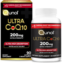 Coq10 200Mg Softgels, Ultra Coq10 - Ultra High Absorption Coenzyme Q10 Supplements - Antioxidant Supplement for Vascular and Heart Health & Energy Production, 90 Count