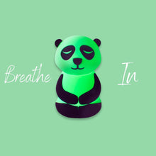 Peaceful Panda Breathing Trainer Light for Calming Stress, Anxiety Relief Items for ADHD, Mindfulness Meditation Tools for Depression, Great Self Care and Mental Health Gifts