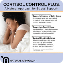 Cortisol Control plus - Supports Stress Relief, Balanced Cortisol Response, Relaxation and Restful Sleep - Ashwagandha, Rhodiola, Curcumin, Magnesium & More | Premium Supplement | 90 Capsules