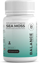 Organic Irish Sea Moss Capsules - 60 Pure Seamoss, Bladderwrack & Burdock Root Supplement, Immune Booster, Digestive Gut Health, Healthy Skin Detox and Joints Support