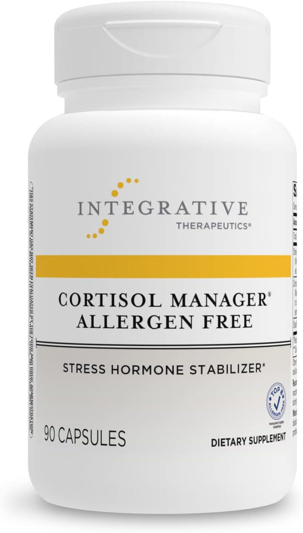 Cortisol Manager - Allergen-Free - Supplement with Ashwagandha and L-Theanine - Supports Relaxation & Calm to Support Restful Sleep* - 90 Tablets