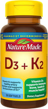 Vitamin D3 K2, 5000 IU (125 Mcg) Vitamin D, Dietary Supplement for Bone, Teeth, Muscle and Immune Health Support, 30 Softgels, 30 Day Supply