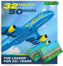 No Jet Lag Homeopathic Jet Lag Remedy (1 Pack, 32 Chewable Tablets), Travel Must Have, Flight Essential for Jet Lag Relief, Plant-Based.