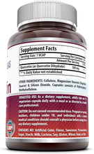 Quercetin 500Mg 120 Veggie Capsules Supplement - Non-Gmo - Gluten Free - Supports Overall Health & Well Being