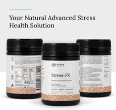 Stress-Fx Stress Support & Mood Support Supplement, Relief Formula with Adaptogens, Ashwagandha, L-Theanine, Vegan, Gluten-Free, 120 Capsules (30 Servings)