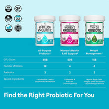 Probiotics 60 Billion CFU - 10 Strains + Organic Prebiotics - Immune, Digestive & Gut Health - Supports Occasional Constipation, Diarrhea, Gas & Bloating - for Women & Men - 30Ct