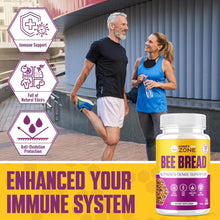 100% Natural Raw Beebread in Veggie Caps, Multivitamin, Fermented Pollen, Optimum Nutrition, Probiotic, Superfood, Vital Proteins, Amino Acids, Immune Support & Energy Supplement 60 Ct.