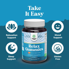 Calming Gummies for Adults with Ashwagandha and Magnesium - Relaxing Stress Gummies with L Theanine 5HTP and Lemon Balm Extract - Adaptogenic Gummies with Chamomile Extract and Vitamin B6 - 90 Count