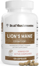 Lions Mane Mushroom Cognition Capsules (120 Capsules) Lions Mane Mushroom Powder Extract Capsules | Brain Supplement, Brain Vitamins, Focus Supplement