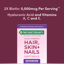 Advanced Hair, Skin & Nails, Argan-Infused Vitamin Supplement with Biotin and Hyaluronic Acid, 150 Rapid Release Softgels