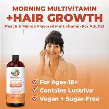 Maryruth'S Liquid Multivitamin + Lustriva® Hair Growth Vitamins | Biotin 10000Mcg | Vitamin D | Clinically Tested for Thicker Hair, Wrinkles, Fine Lines, Skin Care | Ages 18+ | 30 Fl Oz