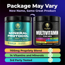 Multivitamin for Men with Sea Moss, Black Seed Oil, Ashwagandha, Turmeric Bladderwrack, Burdock,Vitamin C, Elderberry, Manuka, Yellow Dock | Daily Men'S Vitamins and Minerals Supplement