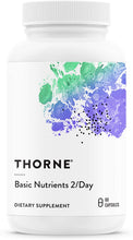 Basic Nutrients 2/Day - Comprehensive Daily Multivitamin with Optimal Bioavailability - Vitamin and Mineral Formula - Gluten-Free, Dairy-Free, Soy-Free - 60 Capsules - 30 Servings