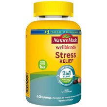 Wellblends Stress Relief Gummies, L Theanine 200Mg to Help Reduce Stress, with GABA 100Mg, Same Day Stress Support, 40 Strawberry Flavor Gummies