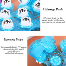 Manual Massage Balls Muscle Soreness Relief Full Body Roller Massager Tool Skin Spa, Palm Shaped Massage Glove,Blue…