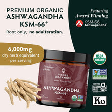 Ashwagandha KSM 66 Pure Organic Root Powder Extract Ayurvedic Supplement - Focus Mood Support Increase Energy Strength 600Mg of Natural KSM66 for Superior Absorption - 90 Capsules