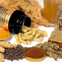 Sea Moss 3000Mg Black Seed Oil 2000Mg Ashwagandha 1000Mg Turmeric 1000Mg Bladderwrack 1000Mg Burdock 1000Mg Manuka Honey Dandelion ACV - 120 Capsules | 60 Days Supply | Vegan