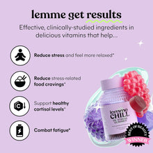 Chill Stress Relief Gummies with 300Mg KSM-66 Ashwagandha, Lemon Balm, Passionflower & Goji to Support Relaxation, Healthy Cortisol & Sleep - Vegan, Gluten-Free, Non-Gmo, Mixed Berry (60 Count)