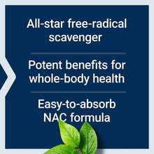 N-Acetyl-L-Cysteine (NAC), Immune, Respiratory, Liver Health, NAC 600 Mg, Potent Antioxidant Support, Free-Radicals, Easy to Absorb, 60 Capsules