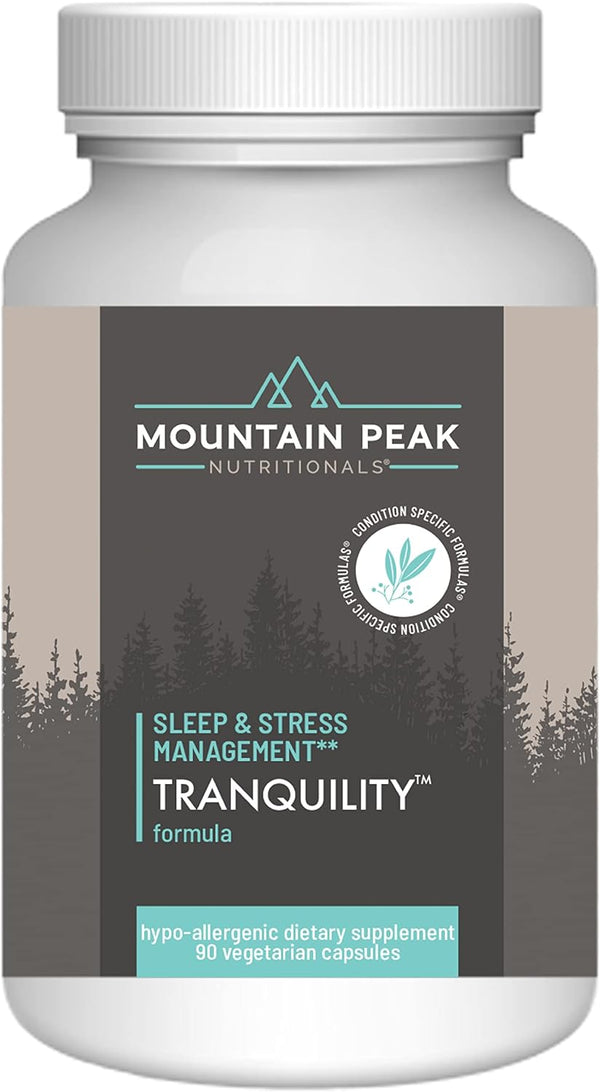 Nutritionals Tranquility Formula - Supports Brain Health, Sleep & Stress Management - Vitamin B6, Vitamin B12 and Adaptogens - Hypoallergenic Dietary Supplement (90 Vegetarian Capsules)