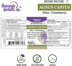 Agnus Castus Q – Homeopathic Mother Tincture – Chasteberry. Woman’S Health Supplement. 2 Fl Oz - Wellnessherbs Ships from USA. Made