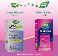 Dim-Plus, DIM Supplement, Supports Balanced Estrogen Metabolism*, Diindolylmethane, 120 Vegan Capsules (Packaging May Vary)