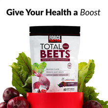 Total Beets Soft Chews with Beetroot, Nitrates, L-Citrulline, Grapeseed Extract, and Antioxidants, Healthy Energy Supplement with Elite Ingredients, Heart Health Superfood, 60 Chews