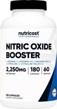 Nitric Oxide Booster 750Mg, 180 Capsules - 2250Mg per Serving - Gluten Free and Non-Gmo