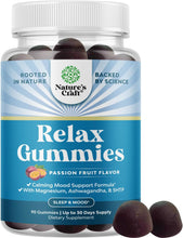 Calming Gummies for Adults with Ashwagandha and Magnesium - Relaxing Stress Gummies with L Theanine 5HTP and Lemon Balm Extract - Adaptogenic Gummies with Chamomile Extract and Vitamin B6 - 90 Count