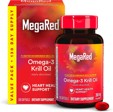 Krill Oil 350Mg Omega 3 Supplement, 1 Dr Recommended Krill Oil Brand with EPA, DHA, Astaxanthin & Phopholipids, Supports Heart, Brain, Joint and Eye Health - 130 Softgels (130 Servings)