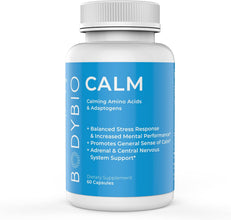 Calm - Stress Relief Supplement 60 Capsules | Mood Booster | Rhodiola + Taurine | Central Nervous System Support | Calming Amino Acids & Adaptogens |Stress Relief & Everyday Calm