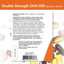 Supplements, DHA-500 with 250 EPA, Molecularly Distilled, Supports Brain Health*, 180 Softgels